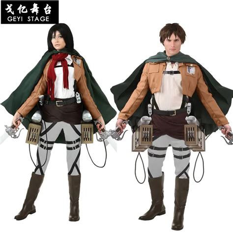 Chaqueta De Ataque A Los Titanes Chaqueta Shingeki No Kyojin Disfraz