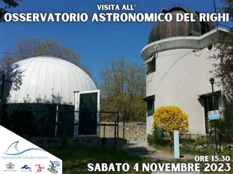 Visita Allosservatorio Astronomico Del Righi Portale Del Patto Di