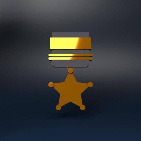 Premium Photo Medal And Award Icon 3d Rendering Illustration