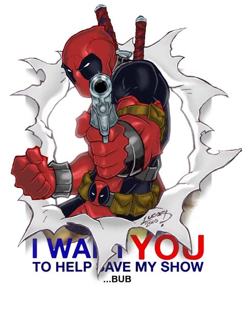 Deadpool I Want You 2010 By Lucasackerman Deadpool Images Deadpool Love Deadpool Funny Lady