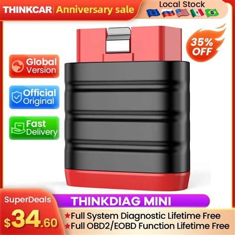 Thinkcar Herramienta De Diagn Stico De Coche Thinkdiag Mini Esc Ner