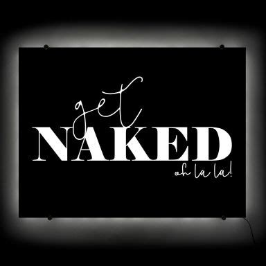 Poster Get Naked Wall Art Nl