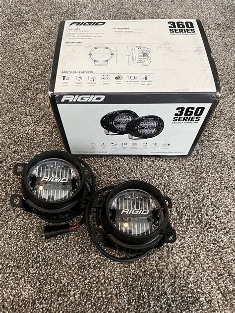 Iowa Ford Performance Rigid 360 Series 4 Inch Fog Lights Bronco6G