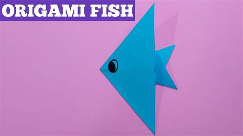 It S This Easy To Make Cute Fish From Origami Paper Origami Paper