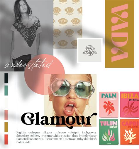 Bright Bold Fun Mood Board For Branding Inspiration Branding Mood Board Inspiration Mood