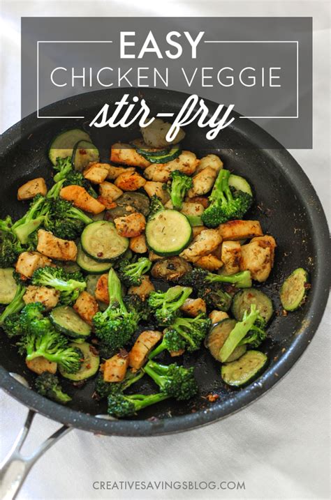 Healthy Chicken and Veggie Stir Fry Recipe