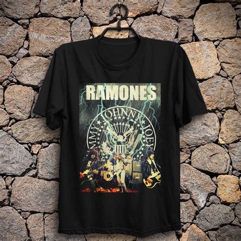 Ramones Live At The Rainbow T Shirt Dee Dee Johny Joey Ramone Lollapalooza