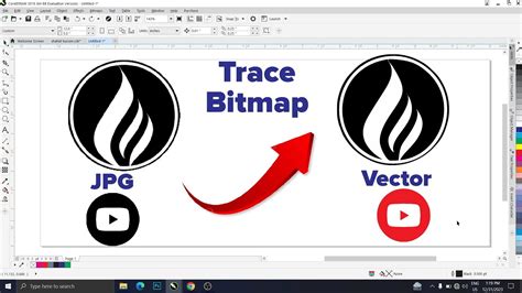 Trace Bitmap How To Trace Image Coreldraw Trace Karne Ka Sahi