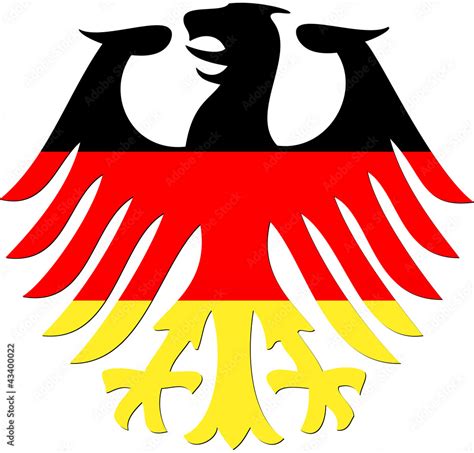 Bundesadler In Schwarz Rot Gold Vector De Stock Adobe Stock