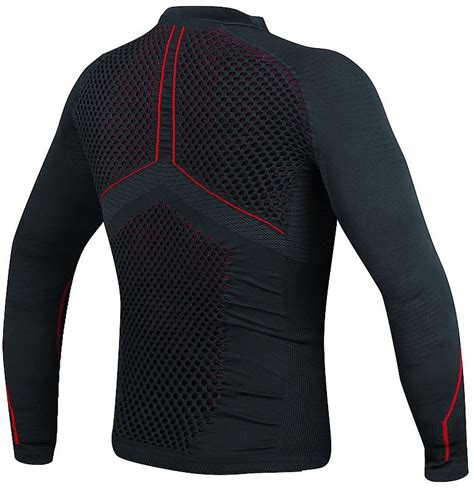 Maglia Moto Intima Dainese D Core No Wind Thermo Tee Ls Nero Rosso