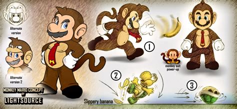 Monkey Mario-concept drawing by xXLightsourceXx on DeviantArt