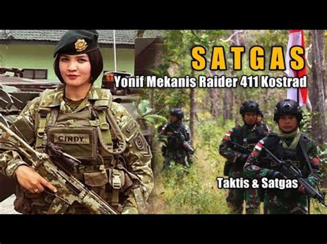 Latihan Satgas Yonif Mekanis Raider Pandawa Kostrad Ditinjau Lang