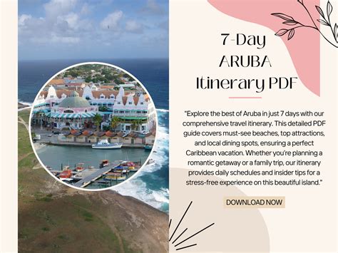 7-day Aruba Itinerary, Aruba Travel Guide PDF, Aruba Vacation Planner