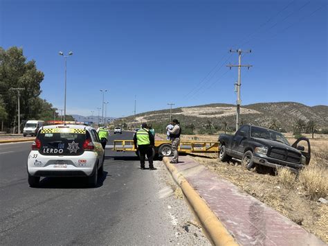 Se Registra Accidente Cerca De La Curva Del Japonés En Lerdo