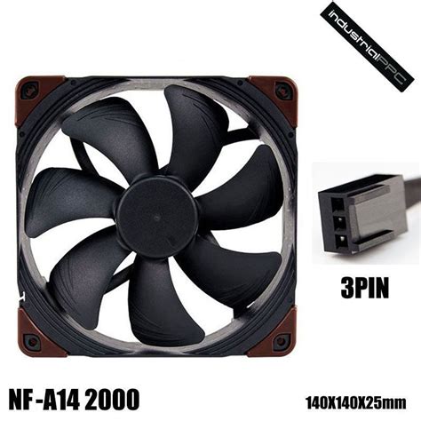 Корпусный вентилятор Noctua NF-A14 industrialPP 2000 - купить кулер по ...