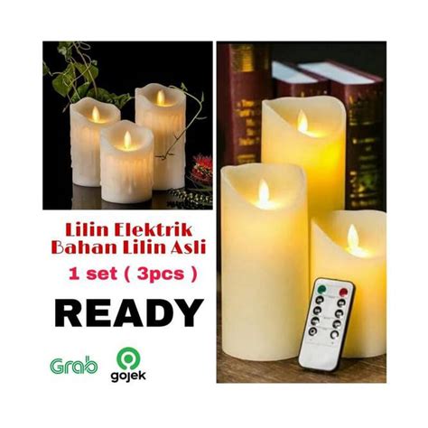 Jual Bisa Cod Bahan Wax Lilin Asli Lilin Besar Elektrik Goyang