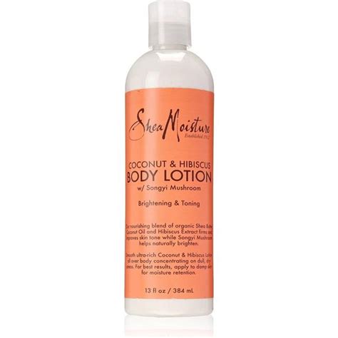 Shea Moisture Coconut And Hibiscus Illuminating Body Lotion For Dull