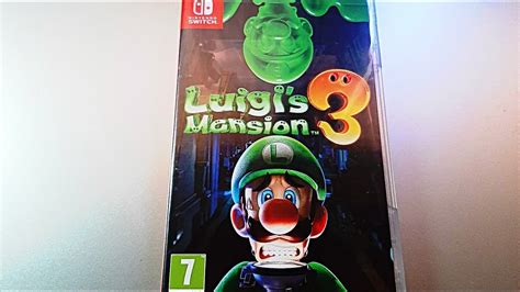 UNBOXING Luigis Mansion 3 Nintendo Switch YouTube