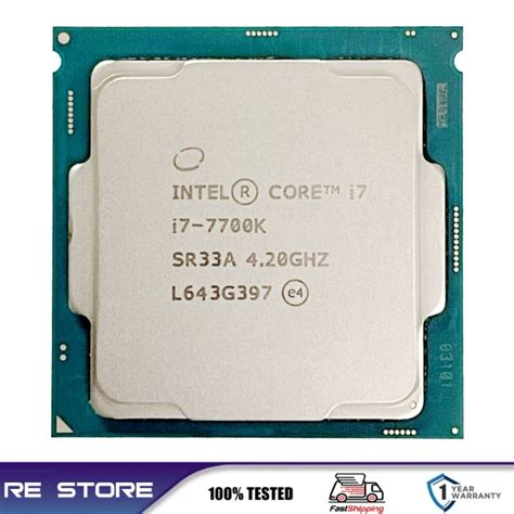 ใช้ Intel Core I7 7700k Quad Core Cpu 42ghz 8 Thread Lga 1151 91w 14nm I7โปรเซสเซอร์7700k