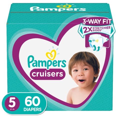 Pampers Cruisers Size 5 Diapers 60 Ct Kroger