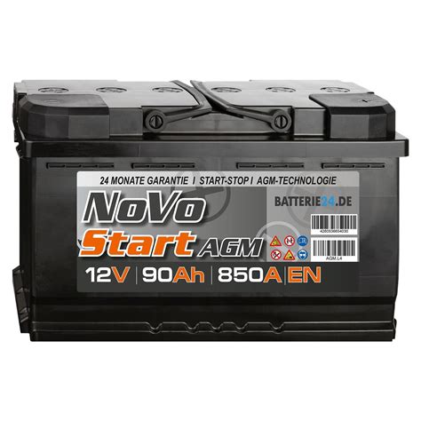 Intact Start Stop Power Agm Agm Autobatterie V Ah Batterie De