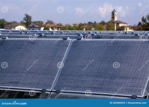 Solar Panel and Energy Transition Editorial Stock Image - Image of roof, energy: 269589054