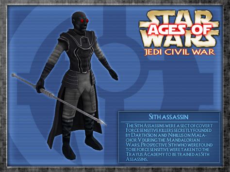 Sith Assassin Image Ages Of Star Wars Mod For Star Wars Empire At War Moddb