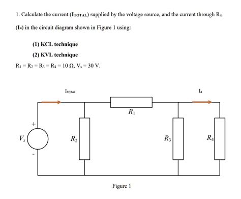 SOLVED 1 Calculate The Current ITOTAL Supplied By The Voltage