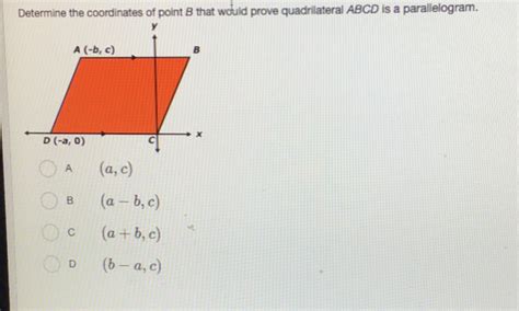 Solved Determine The Coordinates Of Point B That Would Prove