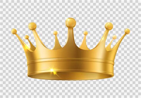 Queen Gold Crown Vector