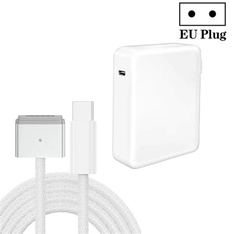 EU Plug 140W USB-C PD Power Adapter with Type-C to Magsafe3 Magnetic ...