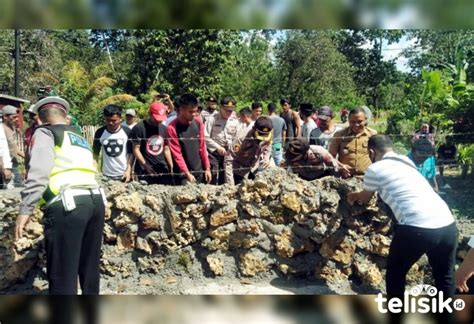 Blokade Beton Dibuka Kapolres Muna Mediasi Dua Desa Yang Bertikai