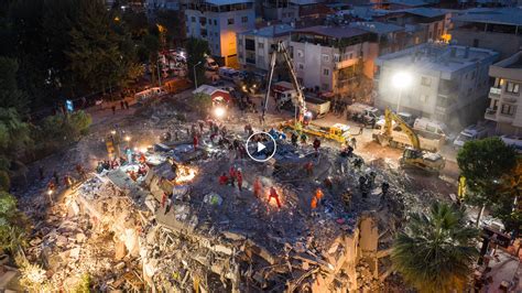 Rescue Workers Search for Survivors After Major Earthquake in Turkey ...