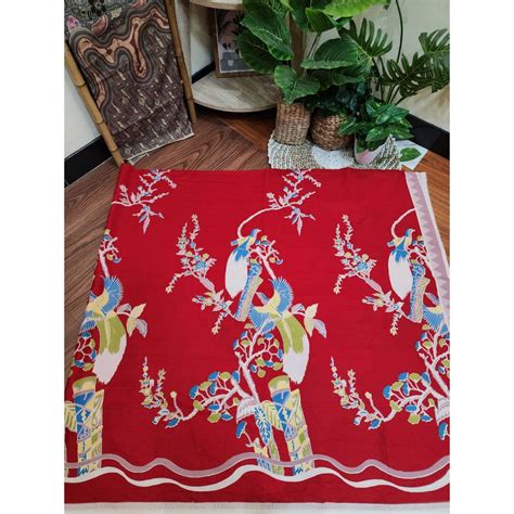 Jual Kain Batik Solo Motif Burung Cendrawasih Modern Premium