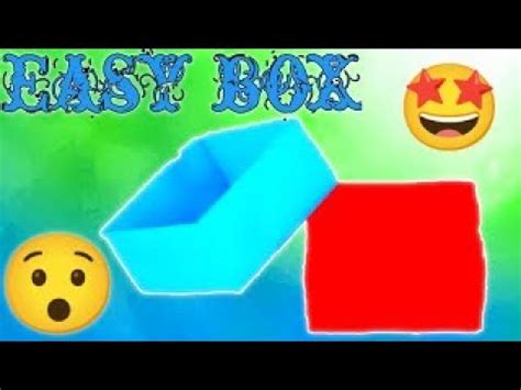 Easy Origami Masu Box Tutorial Origami Box Folding How To Make