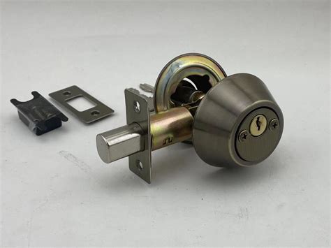 iron deadbolt knob door lock   door lock