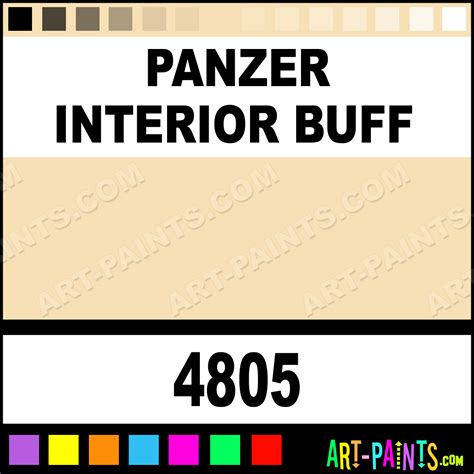 Panzer Interior Buff Artist Acrylic Paints - 4805 - Panzer Interior ...