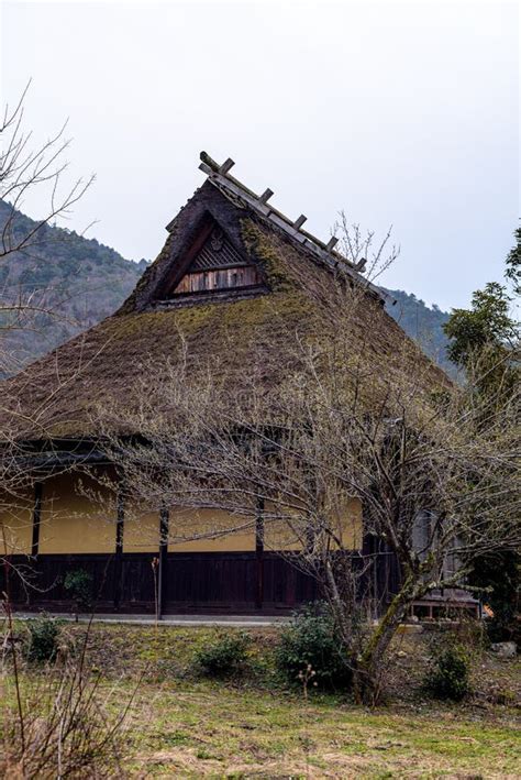 Traditional Thatched Roof Houses Of Miyama Village In Kyoto Prefecture