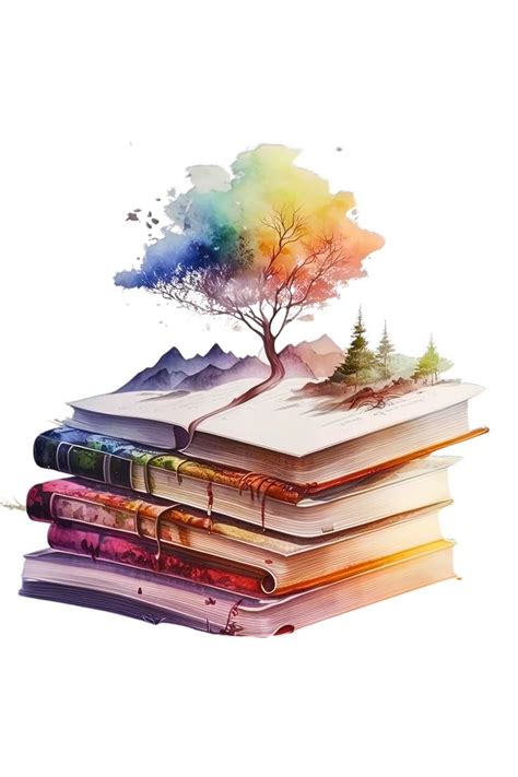 Books. Книги. PNG. | Lukisan jepang, Lukisan, Jepang