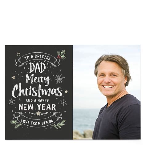 Buy Photo Christmas Card To A Special Dad For Gbp 1 79 Card Factory Uk