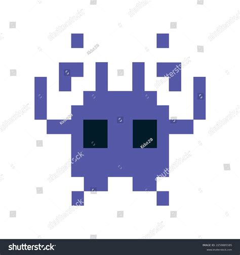 Alien Monster Emoji Clipart Original 3 Stock Vector (Royalty Free ...