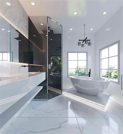 30 Stylish & Modern Master Bathroom Ideas You Will Love