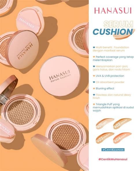 Hanasui Serum Cushion Kesehatan Kecantikan Rias Wajah Di Carousell