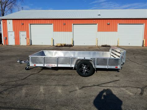 72 X 12 Sport Haven Utility Deluxe Atp Trailer Wbi Fold Ramp Bay