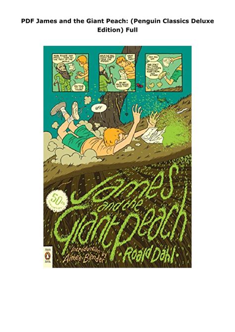 PDF James And The Giant Peach Penguin Classics Deluxe Edition Full