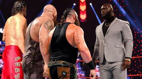 Wwe Braun Strowman Big Show And The Great Khali Vs Omos Jordan