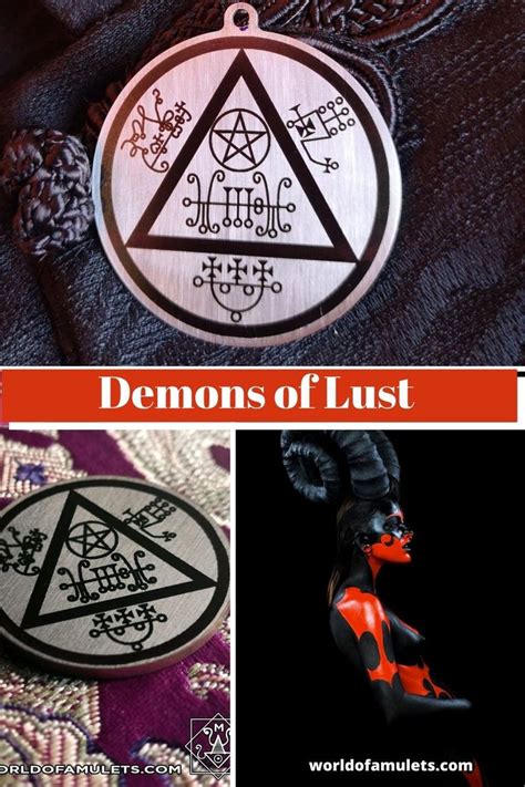 Metaphysical Store Demon Pendant Silver Amulet Of The Demons Of Lust