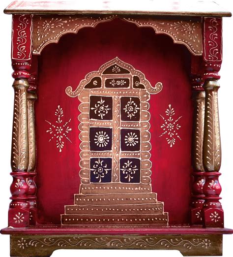 Wood Temple , Puja Mandir, Temple for Home, Pooja Bahrain | Ubuy