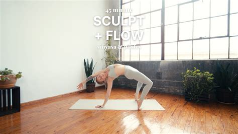 Minute Sculpt Flow Challenging Vinyasa Workout Youtube