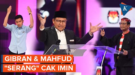 Video Momen Cak Imin Dikeroyok Gibran Dan Mahfud Md Soal Rencana Amin Buat 40 Kota Selevel